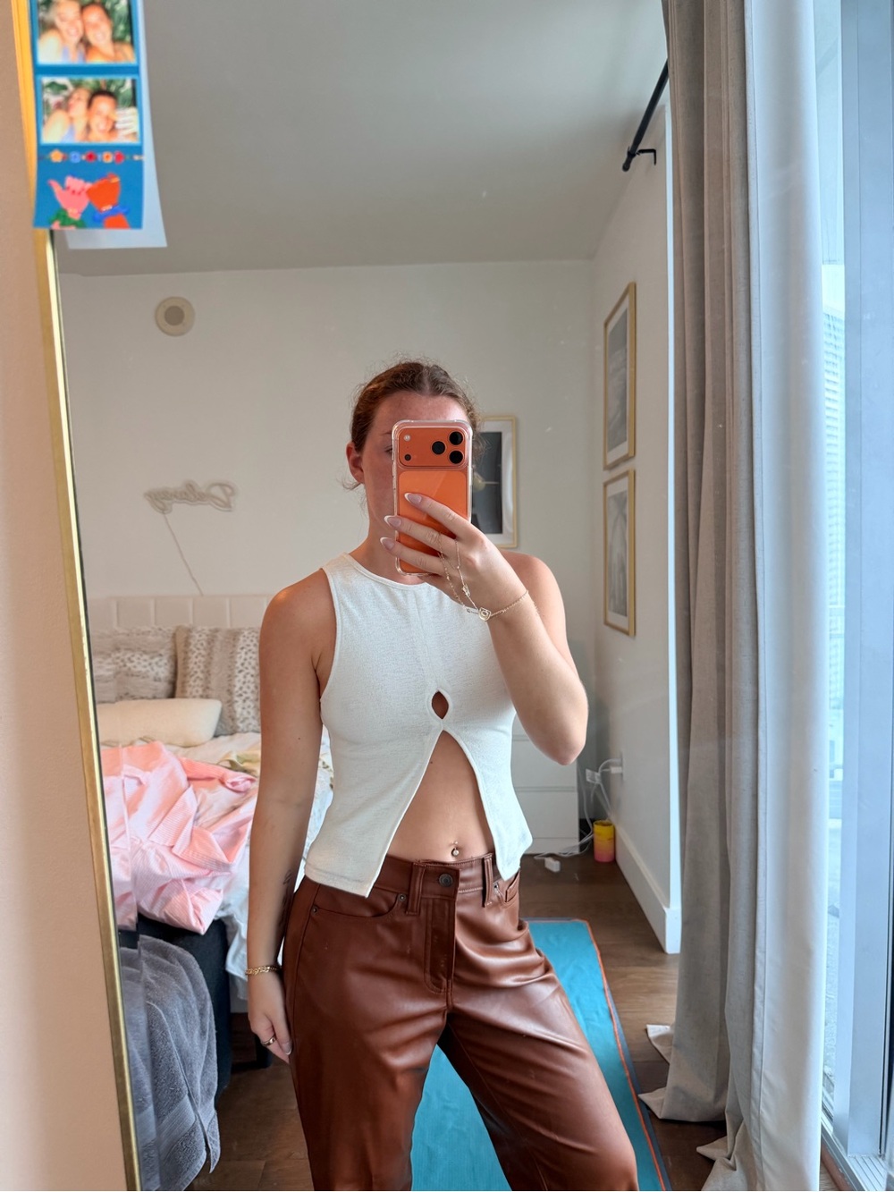 Princess Polly White Knit Keyhole Crop Top